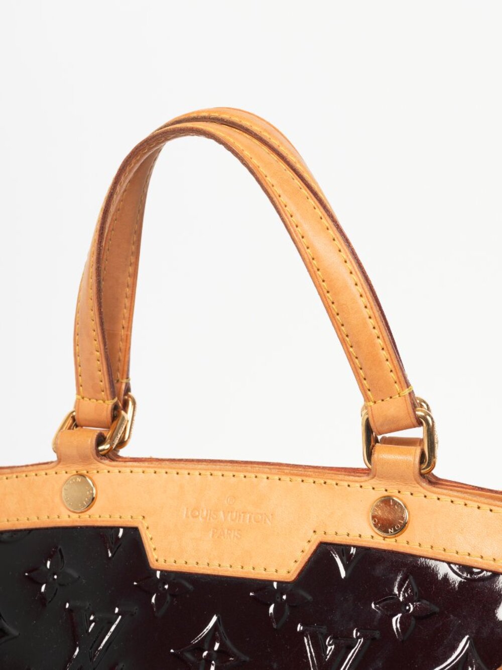 Louis Vuitton Brea MM Amarante Monogram Vernis Leather Tote - Picture 7 of 13